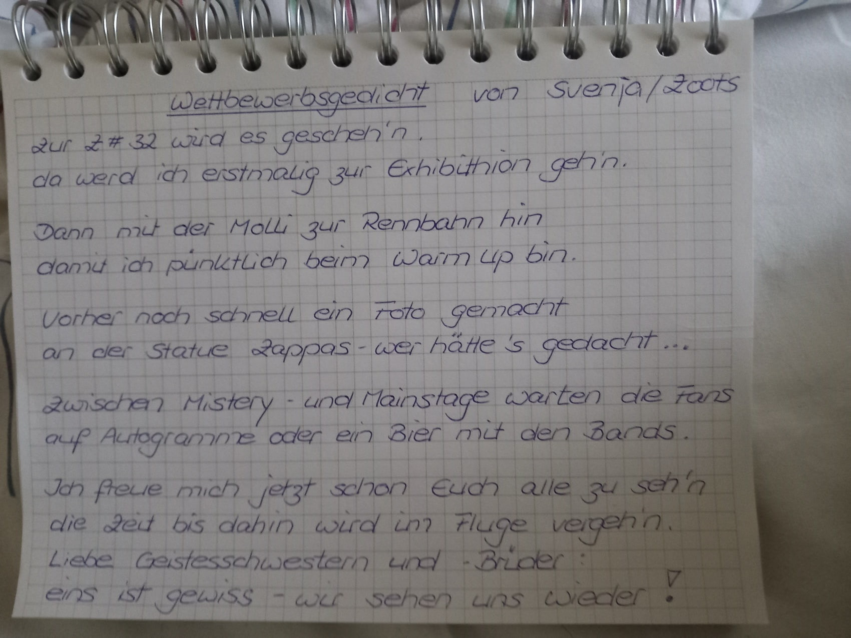 Gedicht Svenja